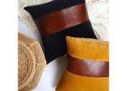 Australian-Made Leather Cushions – Rustic Charm Meets Modern Design