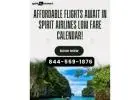 Affordable Flights Await in Spirit Airlines Low Fare Calendar!