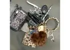 Full safety keychain sets for women self defense