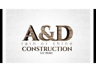 Licensed, Bonded, and Insured A&D Rain or Shine: Your Go-To Contractor!