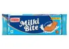 milk with biscuits