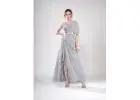off the shoulder gown