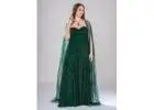 off the shoulder gown