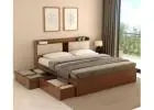 Elegant King Size Bed Design | Spacious King Size Cot