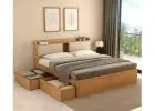 Affordable King Size Bed Price with Elegant Design & Storage