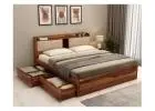 Buy stylish Queen Size Bed with Storage Solutions