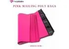 12x16 Inch Pink Mailing Poly Bags – Strong Pink Mailer Bags