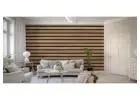 Brown Horizontal Stripes Wood Wallpaper