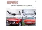 BMW 2800CS. 3.0CS. E9 bumpers (1968-1975) by stainless steel