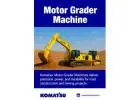 Smooth Grading Made Easy with Komatsu Motor Graders