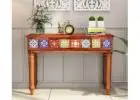 Compact Small Console Table – Perfect for Studio Spaces