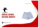 Mens Linen Boxer Briefs – Ultimate Breathable Comfort & Style
