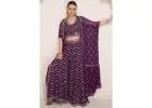 Shop Designer Indo Western Outfits Online | Like A Diva