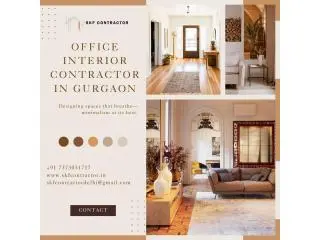 Affordable Office Interior Contractor in Gurgaon Affordable Office Interior Contractor in Gurgaon