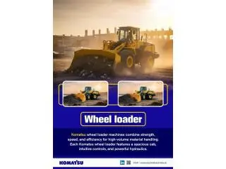 Get Best Quality Wheel loader - Komatsu India