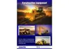 Get Best Quality Construction Equipment - Komatsu India