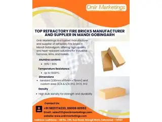 Top Refractory Fire Bricks Manufacturer and Supplier in Mandi Gobingarh Top Refractory Fire Bricks Manufacturer and Supplier in Mandi Gobingarh