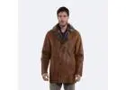 Luxe sheepskin warmth and style in a shearling coat mens