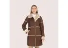 Order Seasonal Women's Classic Shearling Leather Coats
