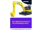 Buy Mini Excavator at The Affordable Price