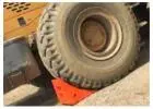 Safety-First PU Wheel Chocks for Construction and Logistics Sites
