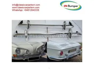 Volkswagen Karmann Ghia T34 (1962-1965) bumpers by stainless steel