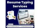 Affordable Resume Typing Services in India