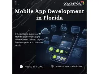 Mobile App Development in Florida | Conquerors Tech