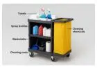 Get Easier Storage with Washroom and Housekeeping Trolley