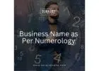 business name as per numerology