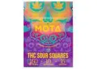 Buy Mota THC Sour Squares Candies