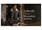 Authentic Men's Sheepskin Jackets — Genuine Hide, Comfort | NYC Leather Jackets