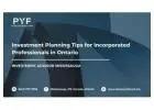 Investment Planning Tips for Incorporated Professionals in Ontario