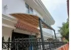 Rooftop Pergola Design with Steel Structure