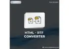 Convert HTML to RTF in just one click with HTML to RTF Converter