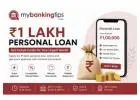 Get ₹1 Lakh Personal Loan Online with Quick Approval