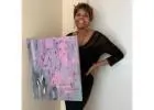 Abstract Figurative Female Painting