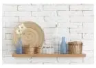 Large Wall Shelf in Oak for Stylish and Functional Interiors