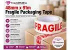 48mm x 91m Fragile Packaging Tape: The Essential Solution for Safe and Secure Parcel Shipping