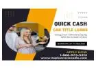 Quick Cash With Car Title Loans Mississauga