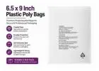 6.5 x 9 Inch Plastic Poly Bags | Premium Polypropylene Bags for Secure Packaging