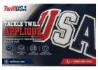 Premium Tackle Twill Applique for Professional Sports Uniforms and Custom Apparel
