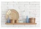 Large Wall Shelf in Oak for Stylish and Functional Home Storage