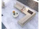 Seville Config H Latte Corner Sofa for Refined Alfresco Comfort