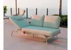 Arla Latte Outdoor Sofa for Refined Alfresco Comfort