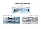 Bumper and grill for Classic Volvo PV 444 (1947-1958) by stainless steel new