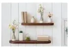 Floating Corner Shelves for Stylish and Space Saving Storage