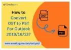 Outlook OST to PST Converter