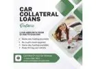 Get Car Collateral Loans Ontario With a Simple Process