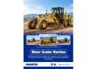 Buy Durable Komatsu Motor Grader Machine in